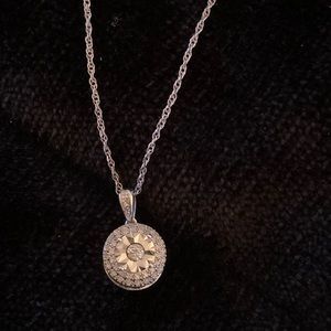 1/10 CT. T.W. Diamond Earrings & Necklace